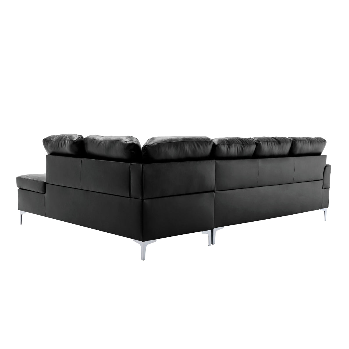 8378BLK* 2-Piece Sectional with Right Chaise