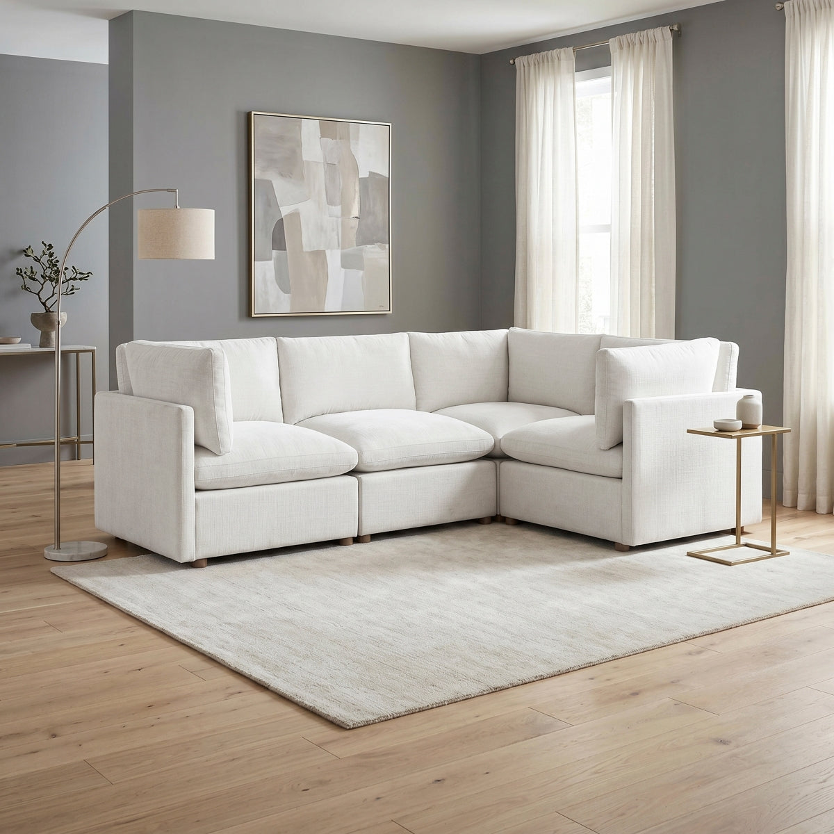8338BE*43CRAC 4-Piece Modular Sectional (43CRAC)