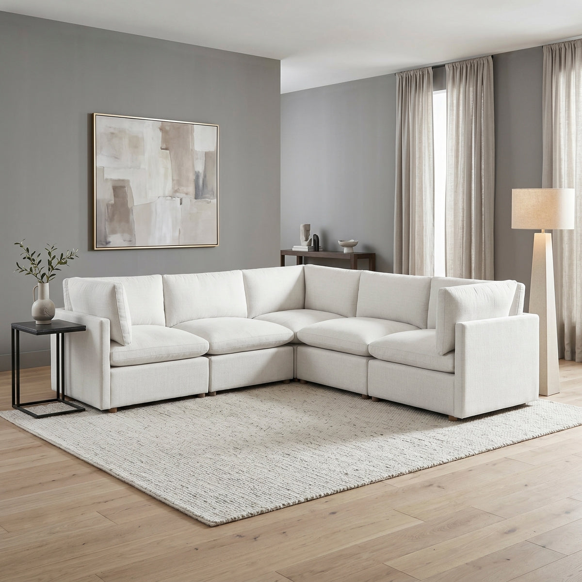 8338BE*53CR2AC 5-Piece Modular Sectional (53CR2AC)