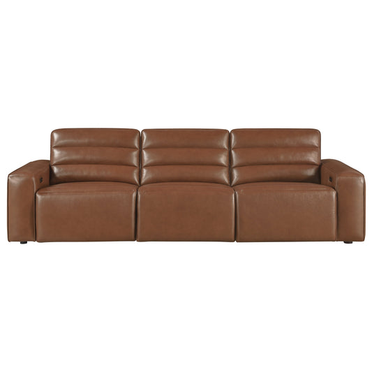 9170BRW-3PW* Power Double Reclining Sofa