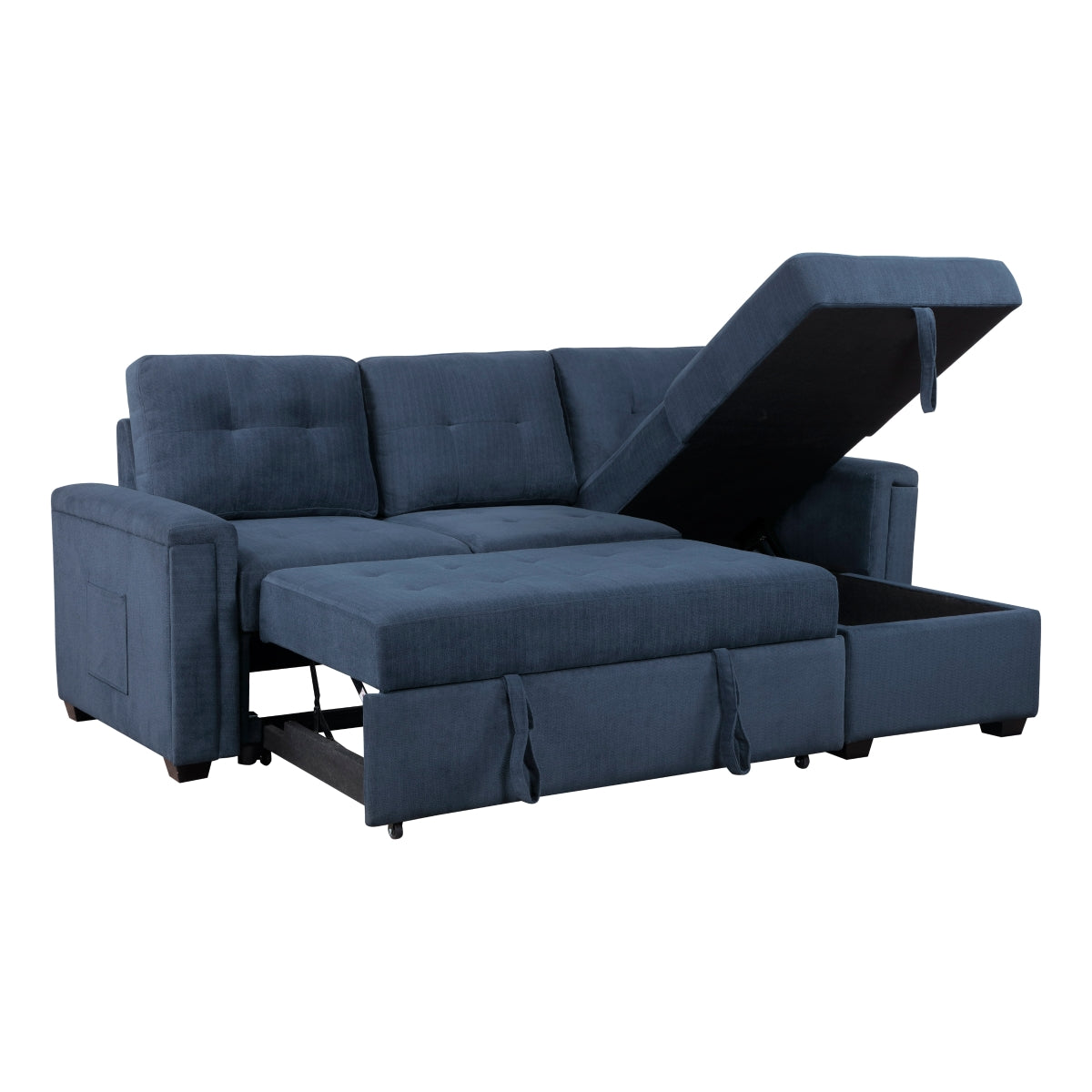 9259*SC Reversible Sectional with Hidden Storage and Pull-out Bed