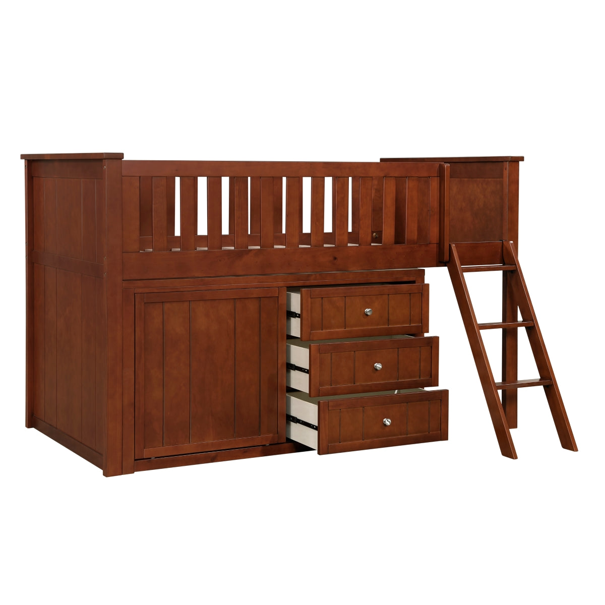 B2013LLDC-1*DR Low Loft Bunk with Dresser