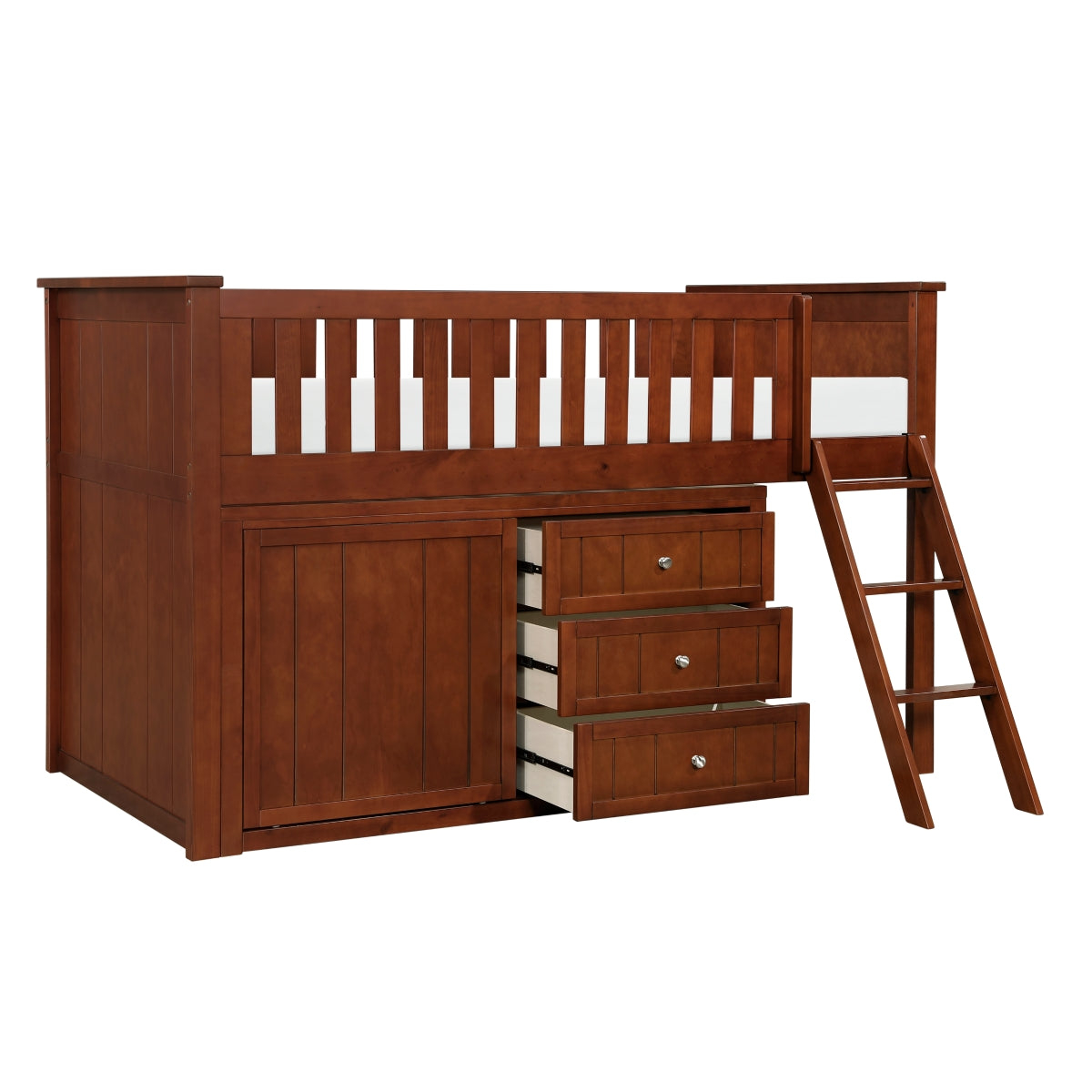 B2013LLDC-1*DR Low Loft Bunk with Dresser