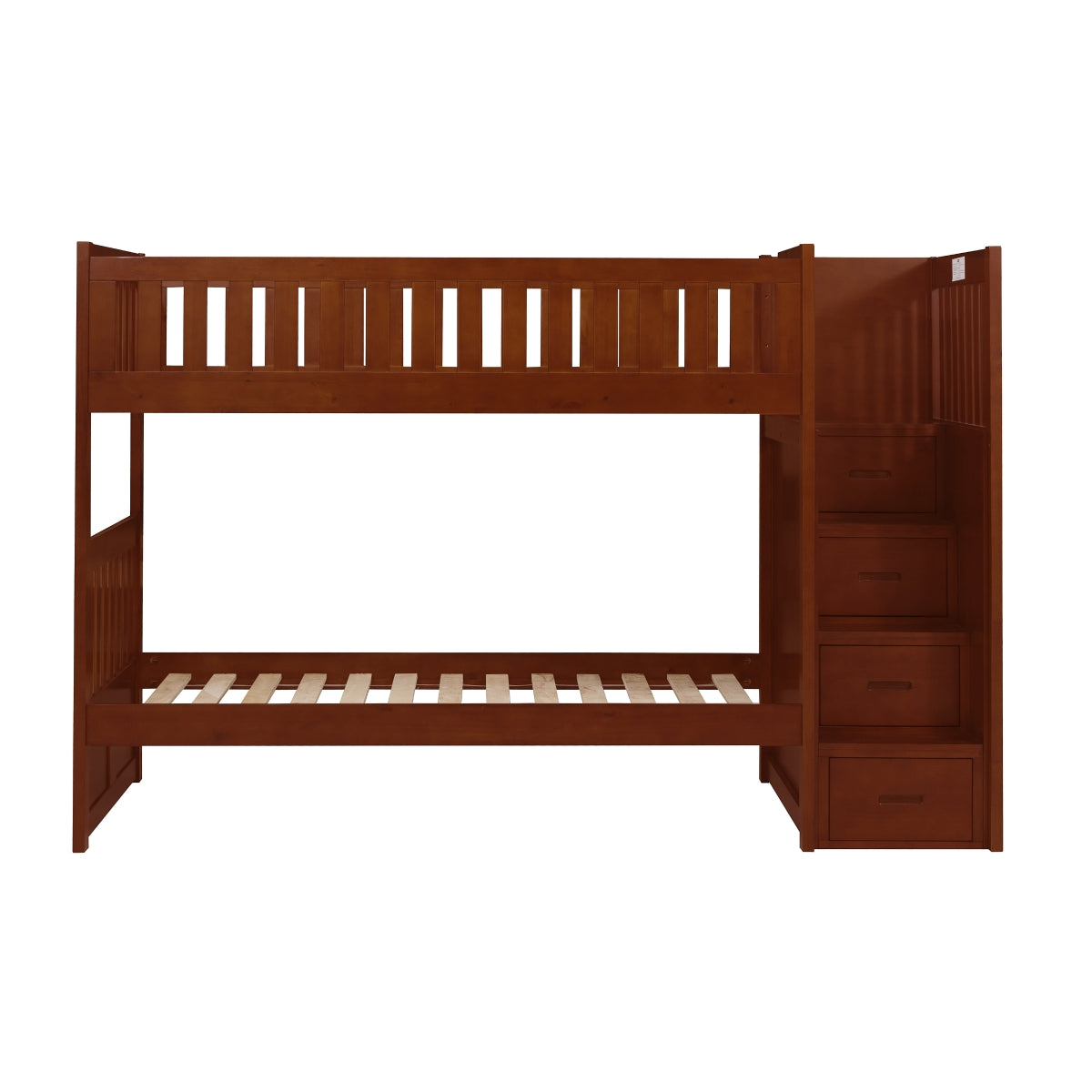 B2013SBDC-1* Twin/Twin Step Bunk Bed