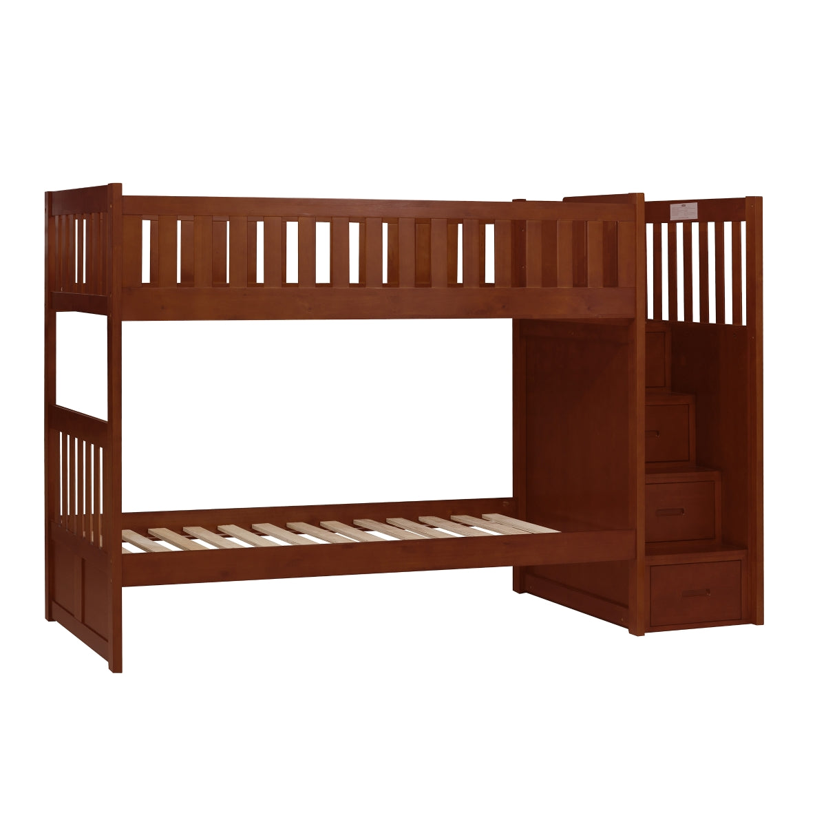 B2013SBDC-1* Twin/Twin Step Bunk Bed