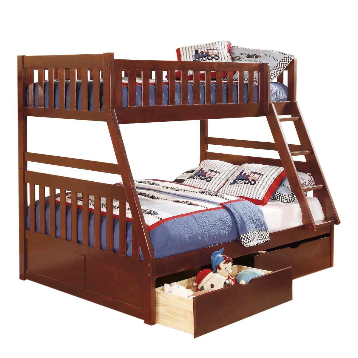 B2013TFDC-1*T Twin/Full Bunk Bed with Storage Boxes