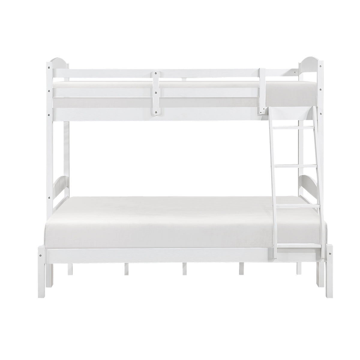 B2022WHTF-1 Twin/Full Bunk Bed