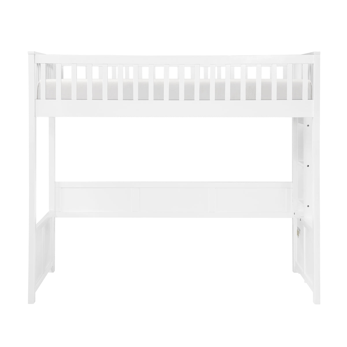 B2034WHLTS-1* Twin Loft Bunk Bed with Night Stand and Sofa Bed