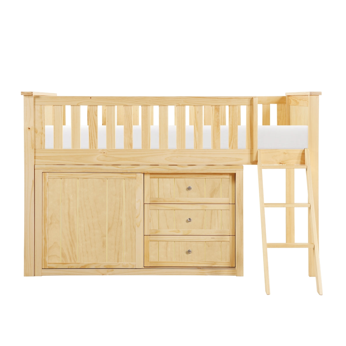 B2043LL-1*DR Low Loft Bunk with Dresser