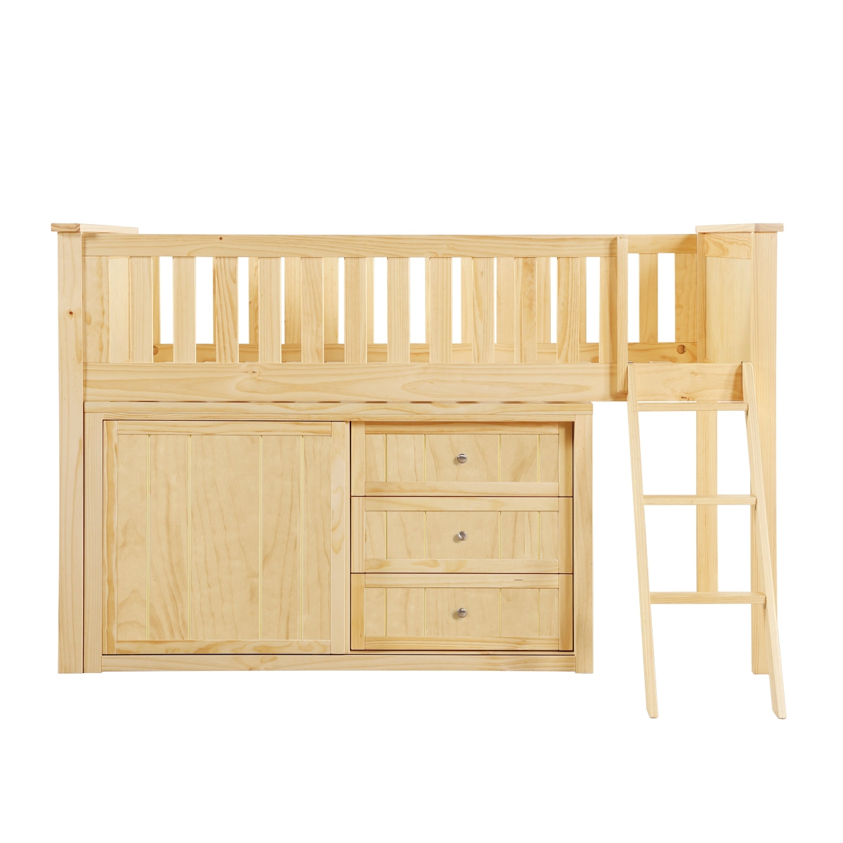 B2043LL-1*DR Low Loft Bunk with Dresser
