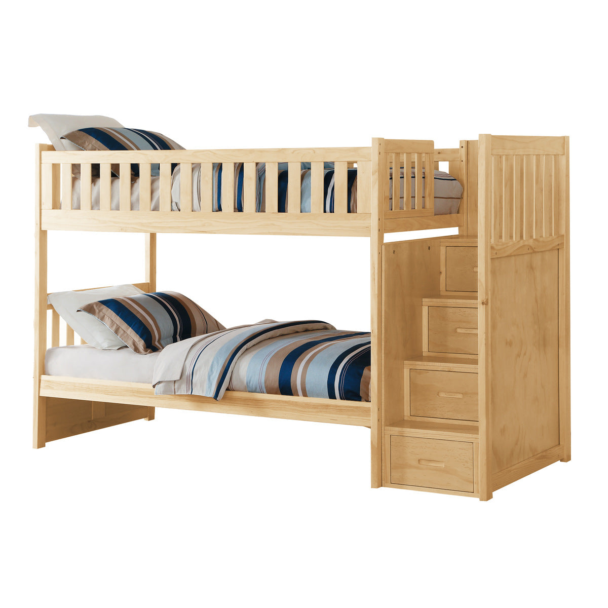 B2043SB-1* Twin/Twin Step Bunk Bed