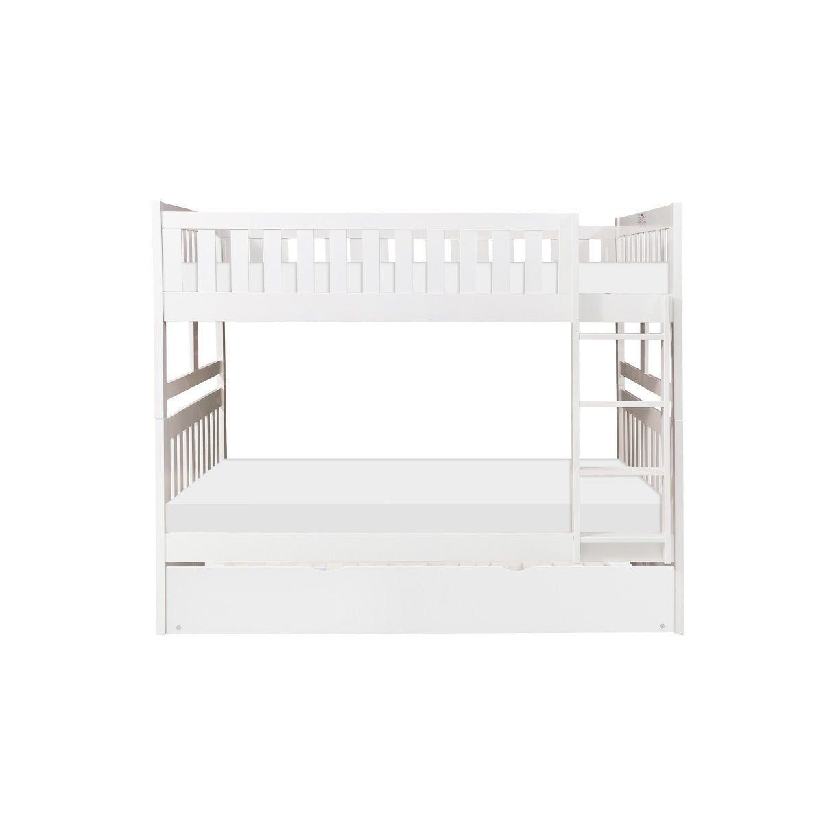 B2053FFW-1*R Full/Full Bunk Bed with Twin Trundle