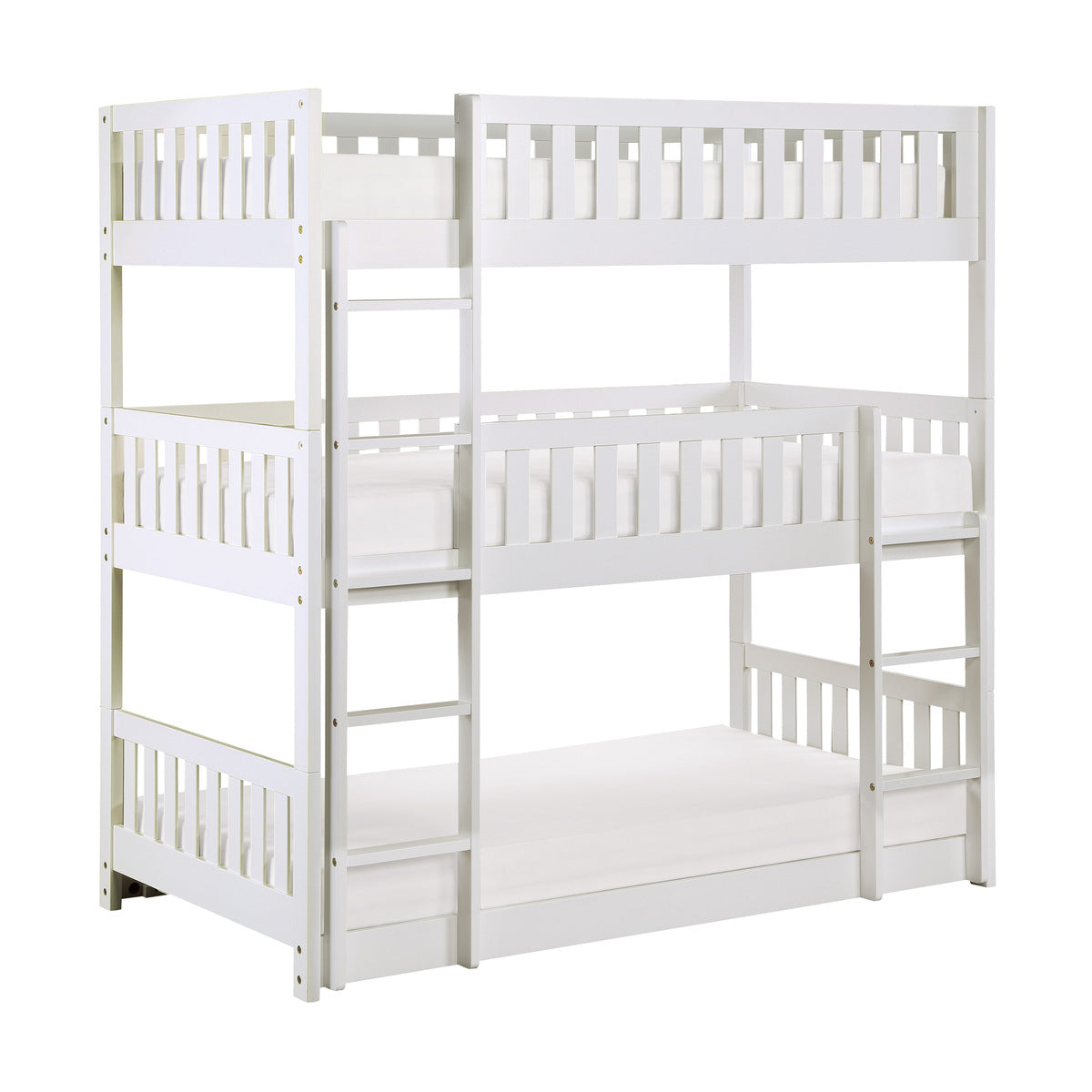 B2053TTTW-1* Triple Bunk Bed