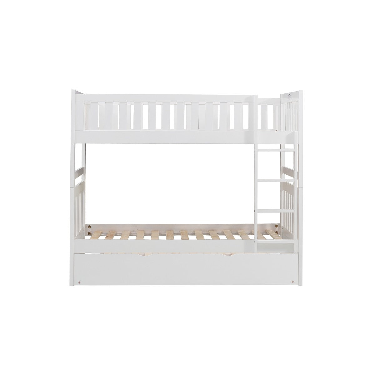B2053W-1*R Twin/Twin Bunk Bed with Twin Trundle