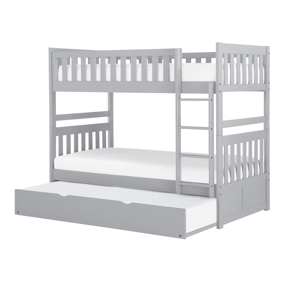 B2063-1*R Twin/Twin Bunk Bed with Twin Trundle