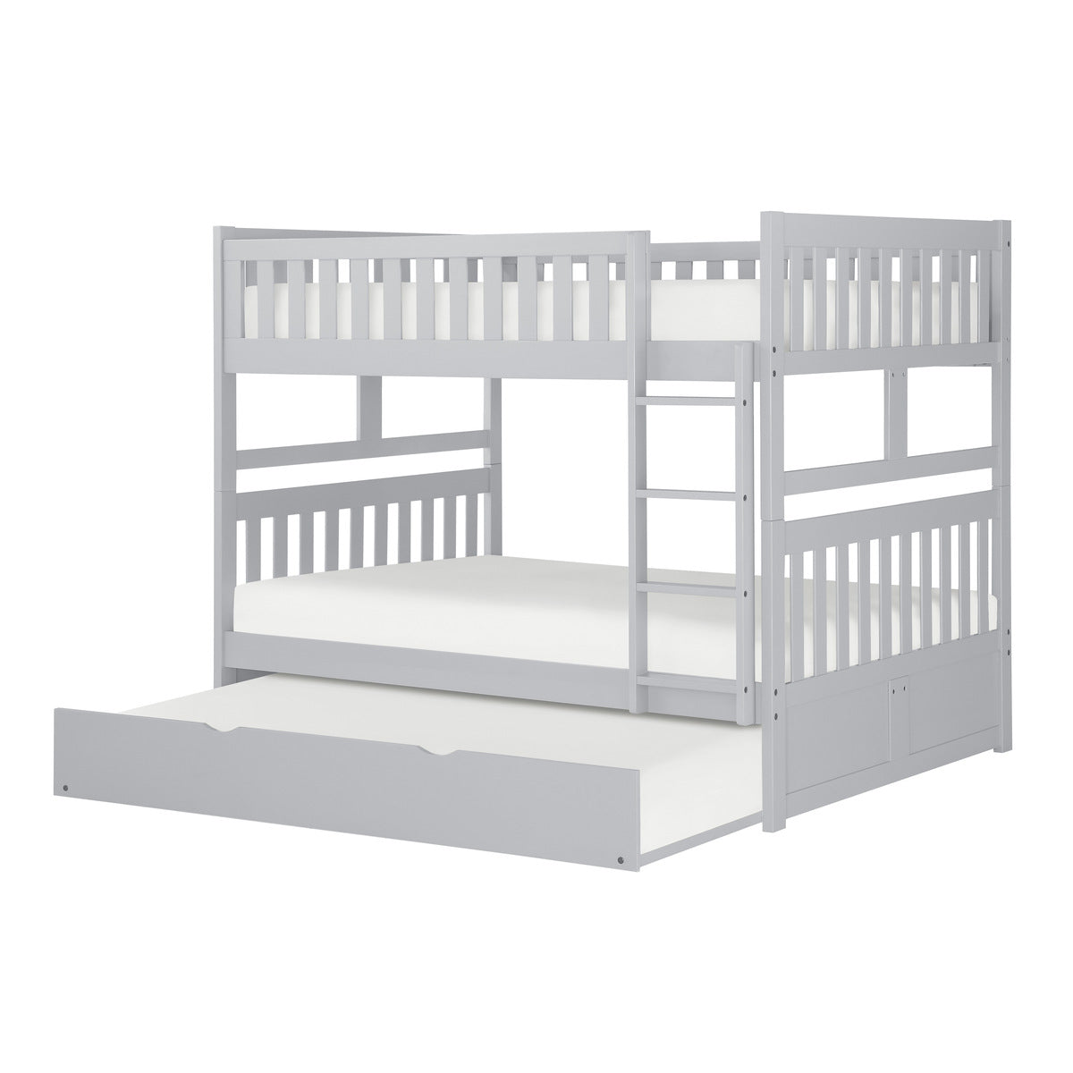 B2063FF-1*R Full/Full Bunk Bed with Twin Trundle