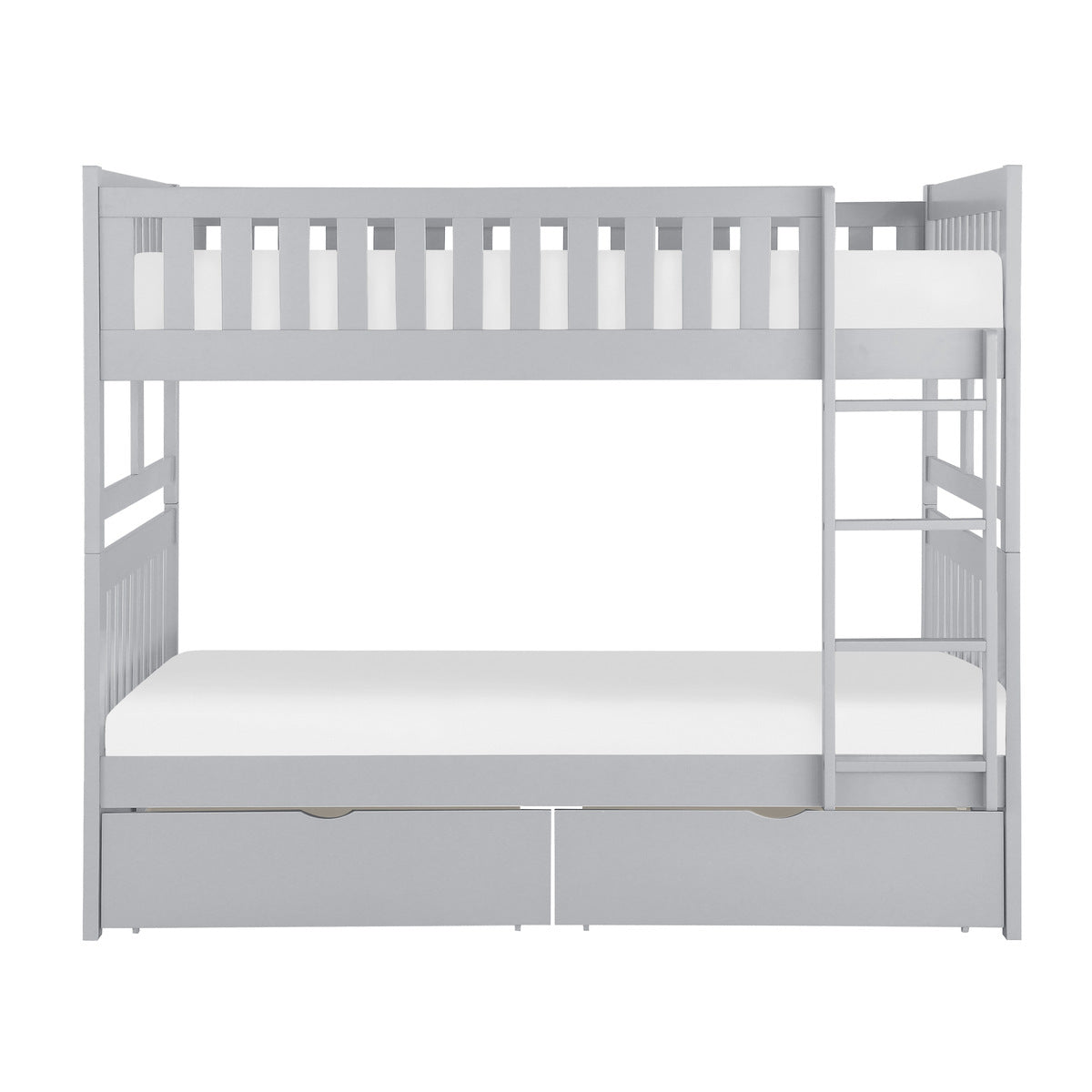 B2063FF-1*T Full/Full Bunk Bed with Storage Boxes
