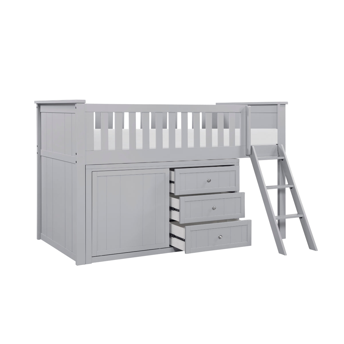 B2063LL-1*DR Low Loft Bunk with Dresser