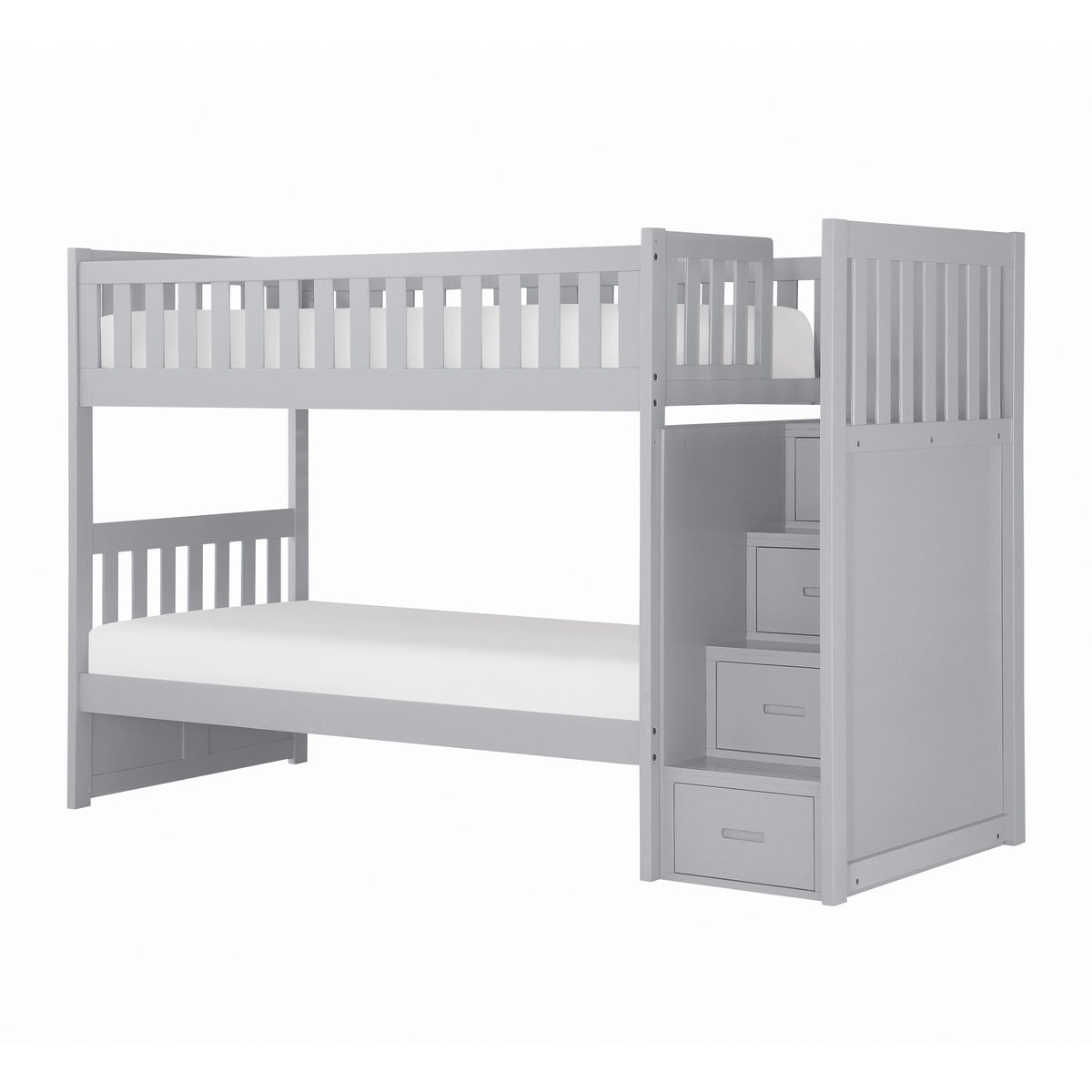 B2063SB-1* Twin/Twin Step Bunk Bed