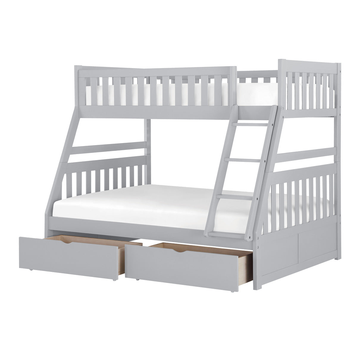 B2063TF-1*T Twin/Full Bunk Bed with Storage Boxes
