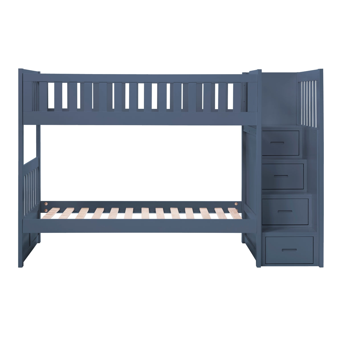 B2083BUSB-1* Twin/Twin Step Bunk Bed