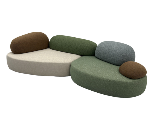 Pebble Color-Block Sofa
